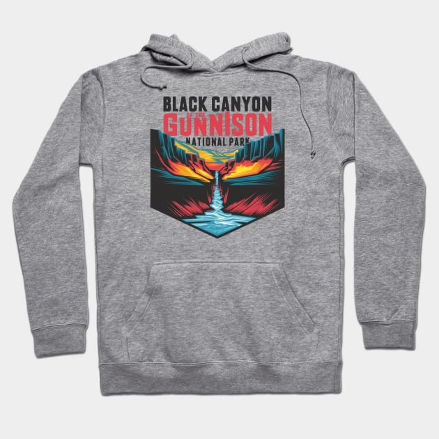 Black Canyon of the Gunnison National Park Discovering Earth's Marvels Hoodie by Perspektiva